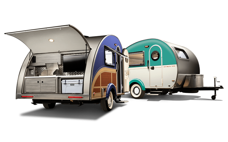 Teardrop campers from Ultimate Toys