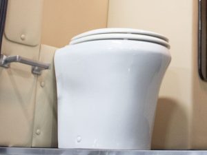 Voyager rear toilet